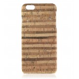 2 ME Style - Case Cork Gold Striped - iPhone 8 Plus / 7 Plus - Cork Cover