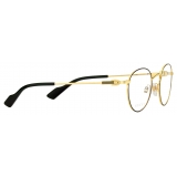 Gucci - Occhiale da Vista Rotondi - Oro Nero - Gucci Eyewear