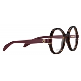 Gucci - Oval Frame Optical Glasses - Tortoiseshell Brown - Gucci Eyewear