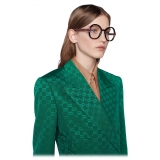 Gucci - Oval Frame Optical Glasses - Tortoiseshell Brown - Gucci Eyewear