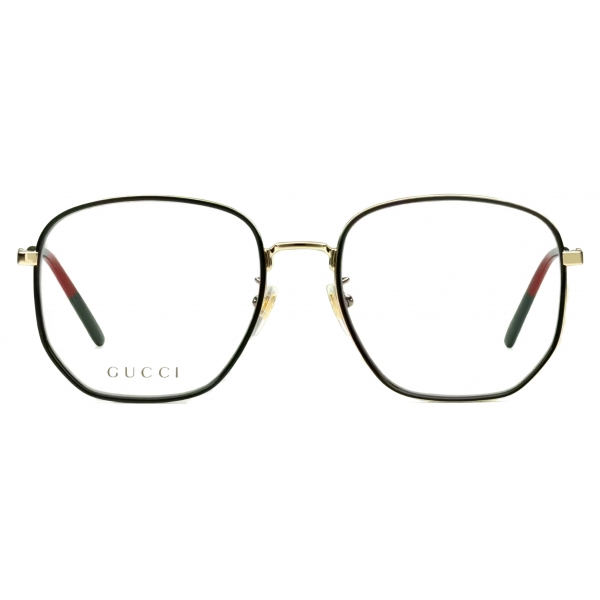 Gucci - Specialized Fit Square Frame Optical Glasses - Gold - Gucci Eyewear