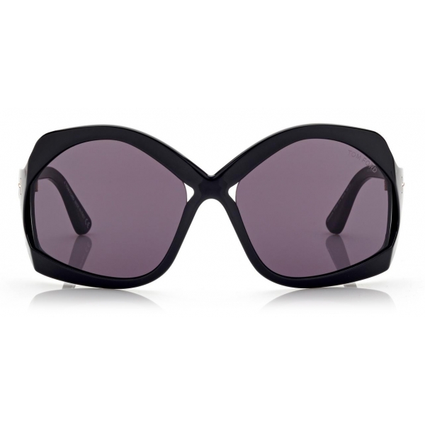 Tom Ford - Cheyenne Sunglasses - Occhiali da Sole Rotondi - Nero - FT0903 - Occhiali da Sole - Tom Ford Eyewear