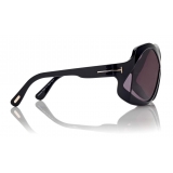 Tom Ford - Cheyenne Sunglasses - Round Sunglasses - Black - FT0903 - Sunglasses - Tom Ford Eyewear