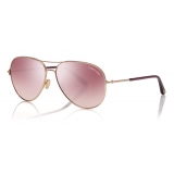 Tom Ford - Clark Sunglasses - Aviator Sunglasses - Rose Gold Pink - FT0823 - Sunglasses - Tom Ford Eyewear