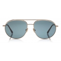 Tom Ford - Gio Sunglasses - Occhiali da Sole Pilota - Oro Rosa Blu - FT0772 - Occhiali da Sole - Tom Ford Eyewear