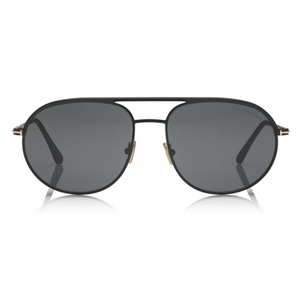 Tom Ford - Gio Sunglasses - Occhiali da Sole Pilota - Nero Opaco - FT0772 - Occhiali da Sole - Tom Ford Eyewear