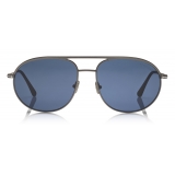Tom Ford - Gio Sunglasses - Pilot Sunglasses - Matte Ruthenium Blue - FT0772 - Sunglasses - Tom Ford Eyewear