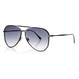 Tom Ford - Charles Sunglasses - Occhiali da Sole Pilota - Nero - FT0853 - Occhiali da Sole - Tom Ford Eyewear