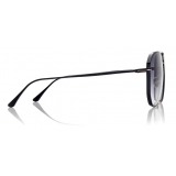 Tom Ford - Charles Sunglasses - Occhiali da Sole Pilota - Nero - FT0853 - Occhiali da Sole - Tom Ford Eyewear