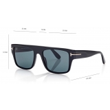Tom Ford - Dunning Sunglasses - Occhiali da Sole Rettangolare - Nero - FT0907 - Occhiali da Sole - Tom Ford Eyewear