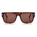 Tom Ford - Dunning Sunglasses - Rectangular Sunglasses - Dark Havana - FT0907 - Sunglasses - Tom Ford Eyewear