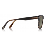 Tom Ford - Brooklyn Sunglasses - Square Sunglasses - Classic Havana - FT0833 - Sunglasses - Tom Ford Eyewear