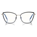 Tom Ford - - Cat-Eye Optical Glasses - Black - FT5740-B - Optical Glasses - Tom Ford Eyewear