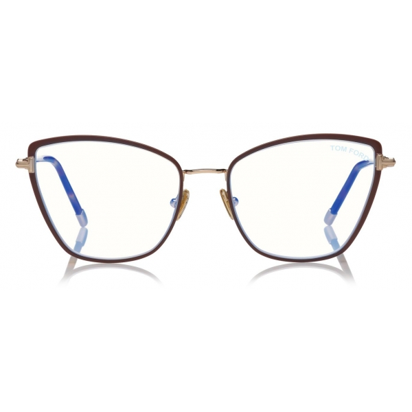 Tom Ford - Cat-Eye Optical Glasses - Brown - FT5740-B - Optical Glasses - Tom Ford Eyewear