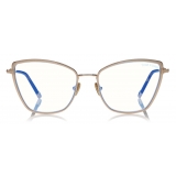 Tom Ford - Cat-Eye Optical Glasses - Grey - FT5740-B - Optical Glasses - Tom Ford Eyewear