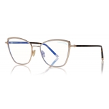 Tom Ford - Cat-Eye Optical Glasses - Grey - FT5740-B - Optical Glasses - Tom Ford Eyewear