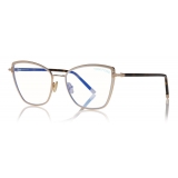 Tom Ford - Occhiali da Vista Cat-Eye - Grigio - FT5740-B - Occhiali da Vista - Tom Ford Eyewear