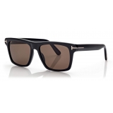 Tom Ford - Buckley Sunglasses - Occhiali da Sole Squadrati - Nero - FT0906 - Occhiali da Sole - Tom Ford Eyewear