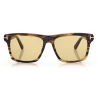 Tom Ford - Buckley Sunglasses - Occhiali da Sole Squadrati - Havana Ambra - FT0906 - Occhiali da Sole - Tom Ford Eyewear