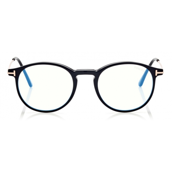 Tom Ford - Occhiali da Vista Rotondi - Nero - FT5759-B - Occhiali da Vista - Tom Ford Eyewear