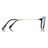 Tom Ford - Occhiali da Vista Rotondi - Nero - FT5759-B - Occhiali da Vista - Tom Ford Eyewear