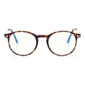 Tom Ford  - Round Optical Glasses - Dark Havana - FT5759-B - Optical Glasses - Tom Ford Eyewear