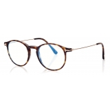 Tom Ford - Occhiali da Vista Rotondi - Nero - FT5759-B - Occhiali da Vista - Tom Ford Eyewear