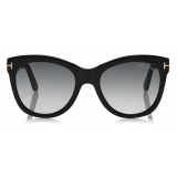 Tom Ford - Wallace Sunglasses - Occhiali da Sole Cat Eye - Nero - FT0870 - Occhiali da Sole - Tom Ford Eyewear