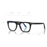 Tom Ford - Occhiali da Vista Squadrati - Nero - FT5736-B - Occhiali da Vista - Tom Ford Eyewear