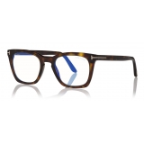 Tom Ford -Glasses - Occhiali da Vista Squadrati - Havana Scuro - FT5736-B - Occhiali da Vista - Tom Ford Eyewear