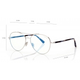 Tom Ford - Pilot Optical Glasses - Palladium - FT5684-B - Optical Glasses - Tom Ford Eyewear