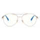 Tom Ford - Pilot Shape Blue Block Optical Glasses - Grey - FT5684-B - Optical Glasses - Tom Ford Eyewear