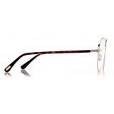 Tom Ford - Pilot Shape Blue Block Optical Glasses - Grey - FT5684-B - Optical Glasses - Tom Ford Eyewear