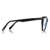 Tom Ford - Cat Eye Blue Block Optical Glasses - Black - FT5709-B - Optical Glasses - Tom Ford Eyewear