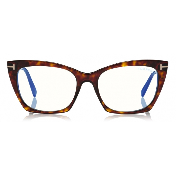 Tom Ford - Cat Eye Optical Glasses - Dark Havana - FT5709-B - Optical Glasses - Tom Ford Eyewear