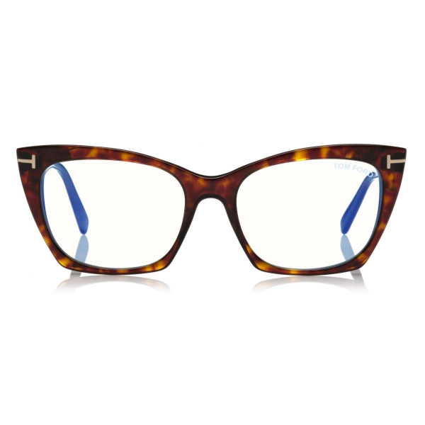 Tom Ford Cat Eye Optical Glasses Dark Havana Ft5709 B Optical Glasses Tom Ford Eyewear