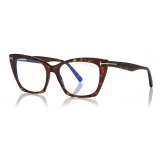 Tom Ford - Cat Eye Optical Glasses - Dark Havana - FT5709-B - Optical Glasses - Tom Ford Eyewear