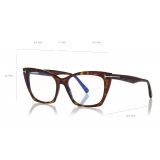 Tom Ford - Cat Eye Optical Glasses - Dark Havana - FT5709-B - Optical Glasses - Tom Ford Eyewear