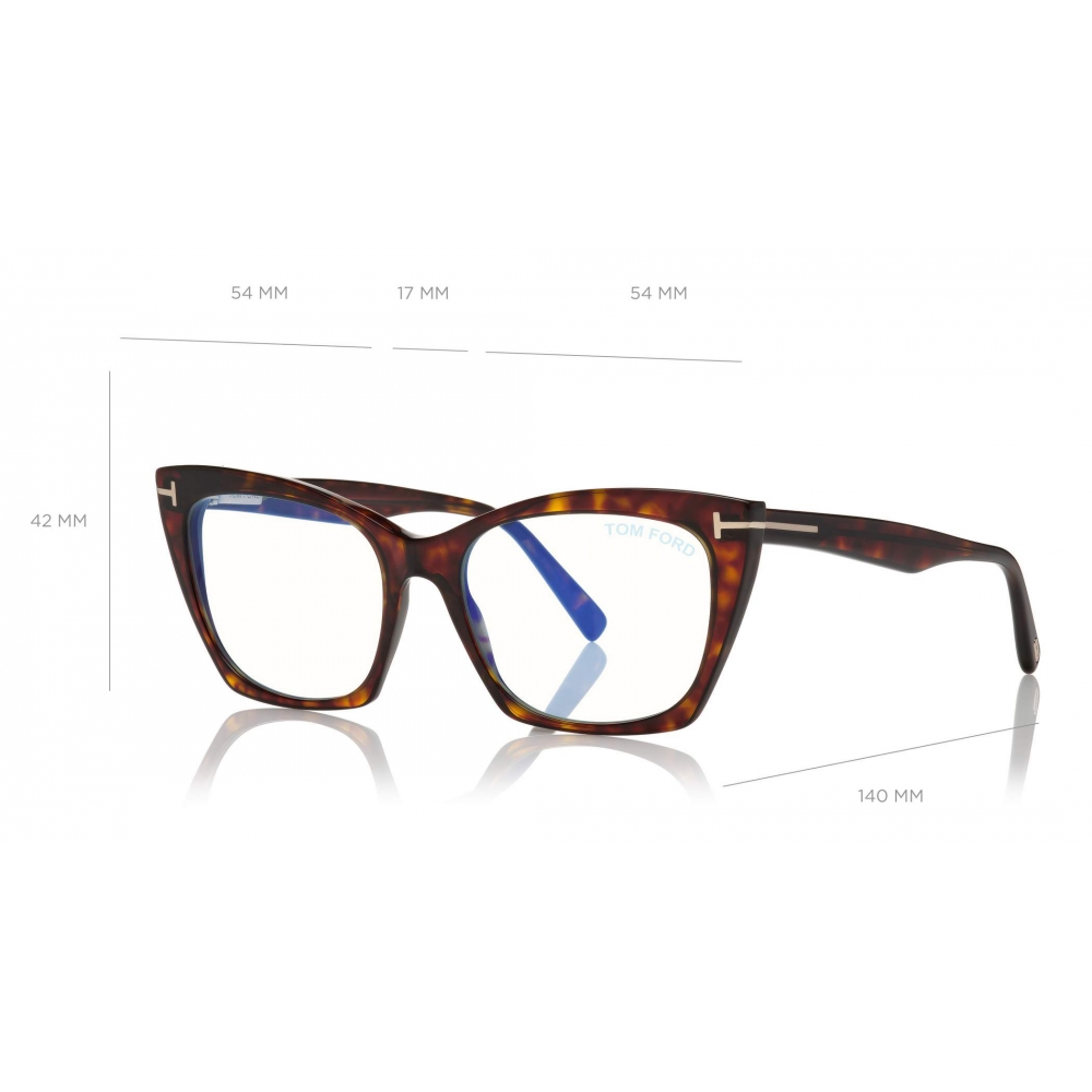 Tom Ford - Cat Eye Optical Glasses - Dark Havana - FT5709-B - Optical ...