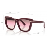 Tom Ford - Scarlet Sunglasses - Butterfly Sunglasses - Burgundy - FT0920 - Sunglasses - Tom Ford Eyewear