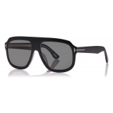 Tom Ford - Ronan Sunglasses - Occhiali da Sole Navigatore - Nero - FT0743 - Occhiali da Sole - Tom Ford Eyewear