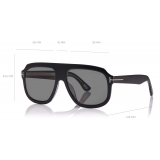 Tom Ford - Ronan Sunglasses - Navigatore Sunglasses - Black - FT0743 - Sunglasses - Tom Ford Eyewear