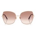 Tom Ford - Farah Sunglasses - Occhiali da Sole Rotondi - Oro Rosa - FT0951 - Occhiali da Sole - Tom Ford Eyewear