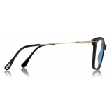 Tom Ford - Cat Eye Blue Block Optical Glasses - Cat Eye Optical Glasses - Black - FT5687-B - Optical Glasses - Tom Ford Eyewear