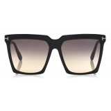 Tom Ford - Sabrina Sunglasses - Occhiali da Sole Squadrati - Nero - FT0764 - Occhiali da Sole - Tom Ford Eyewear