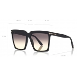 Tom Ford - Sabrina Sunglasses - Square Sunglasses - Black - FT0764 - Sunglasses - Tom Ford Eyewear