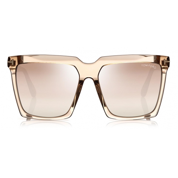 Tom Ford - Sabrina Sunglasses - Square Sunglasses - Beige - FT0764 - Sunglasses - Tom Ford Eyewear