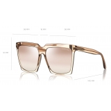 Tom Ford - Sabrina Sunglasses - Square Sunglasses - Beige - FT0764 - Sunglasses - Tom Ford Eyewear