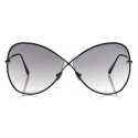 Tom Ford - Nickie Sunglasses - Butterfly Sunglasses - Black - FT0842 - Sunglasses - Tom Ford Eyewear