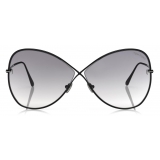 Tom Ford - Nickie Sunglasses - Butterfly Sunglasses - Black - FT0842 - Sunglasses - Tom Ford Eyewear